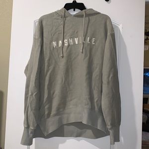 NASH Green Corduroy Hoodie